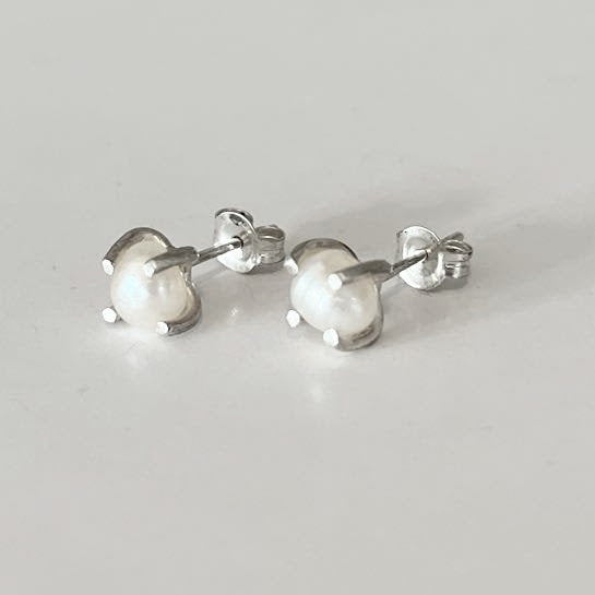 
                  
                    Sterling Silver Pearl Stud Earrings
                  
                