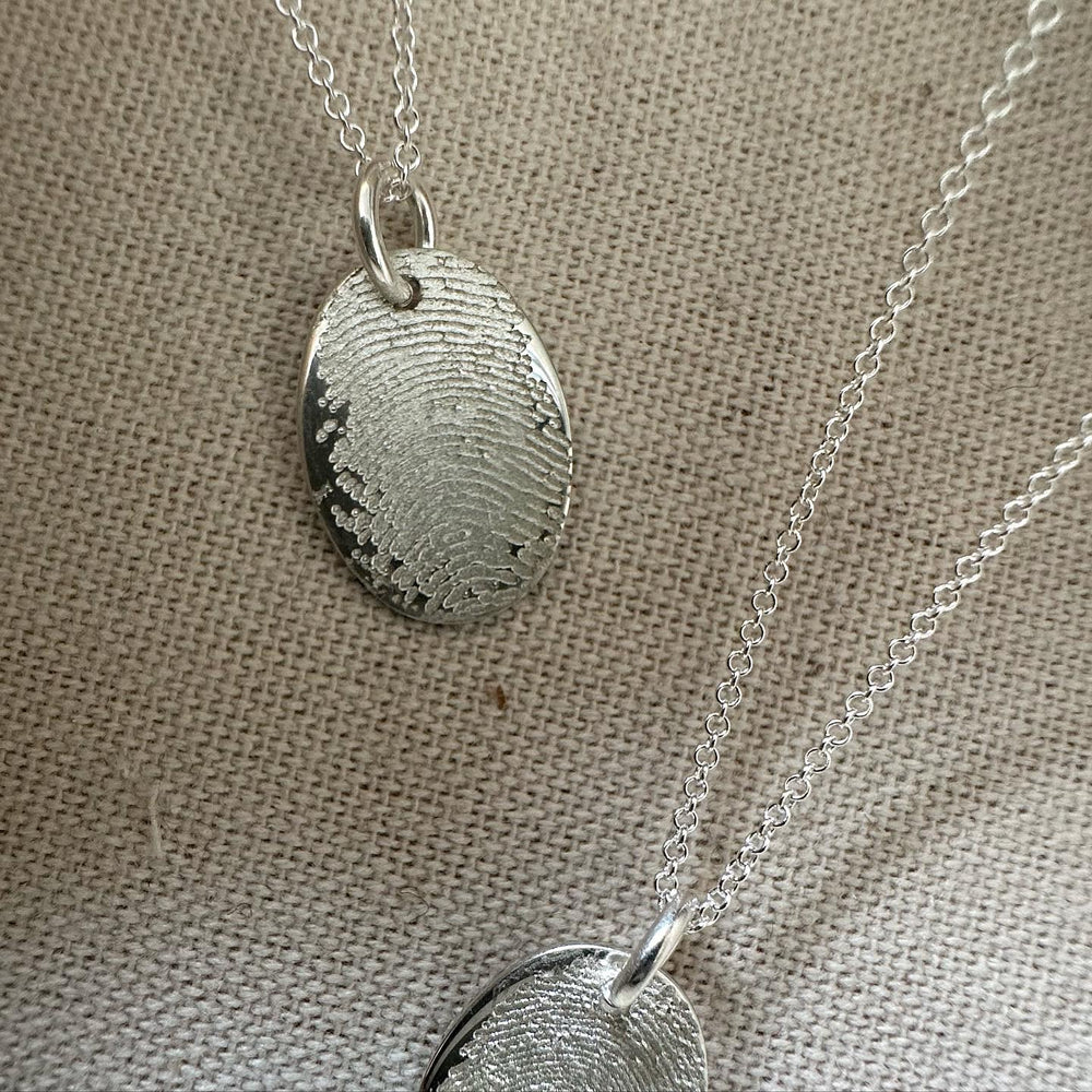
                  
                    Custom Handwriting Sterling Silver Disc Necklace
                  
                