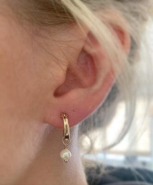 
                  
                    Gold Filled Pearl Drop Earrings
                  
                