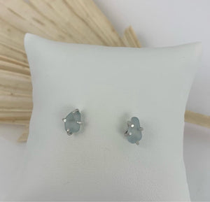 
                  
                    Sterling Silver Beach Glass Stud Earrings
                  
                