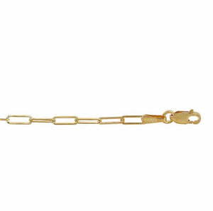 
                  
                    Solid Gold Paperclip Necklace
                  
                