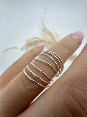 
                  
                    Sterling silver dainty stacker ring
                  
                