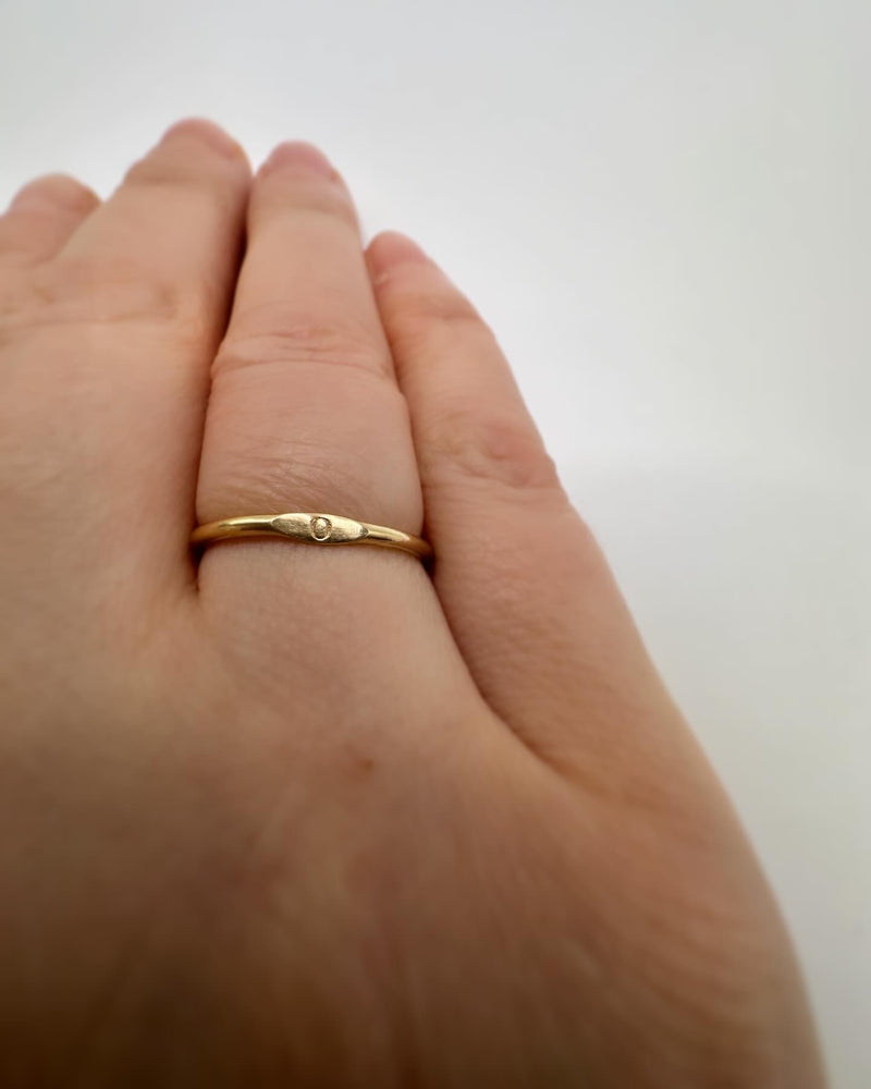 
                  
                    Custom Gold Filled Initial Ring
                  
                