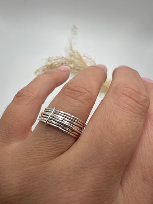 
                  
                    Sterling silver dainty stacker ring
                  
                