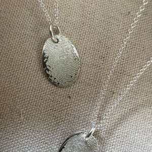 
                  
                    Custom Handwriting Sterling Silver Disc Necklace
                  
                