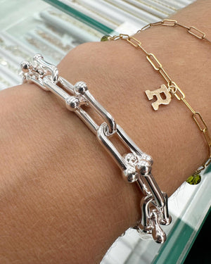 
                  
                    Sterling Silver Luxury U Chain Bracelet
                  
                