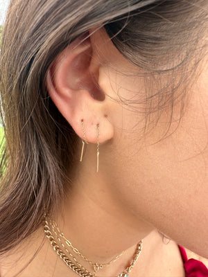 
                  
                    10 Karat Solid Gold Threader Earrings
                  
                