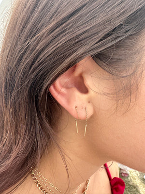 
                  
                    10 Karat Solid Gold Threader Earrings
                  
                