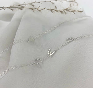 
                  
                    Custom Sterling Silver Initial Necklace
                  
                