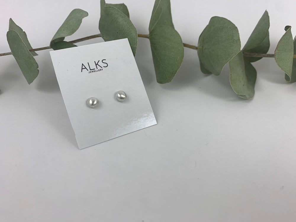 Recycled Sterling Silver Stud Earrings