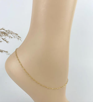 
                  
                    Gold Filled Paperclip Anklet
                  
                