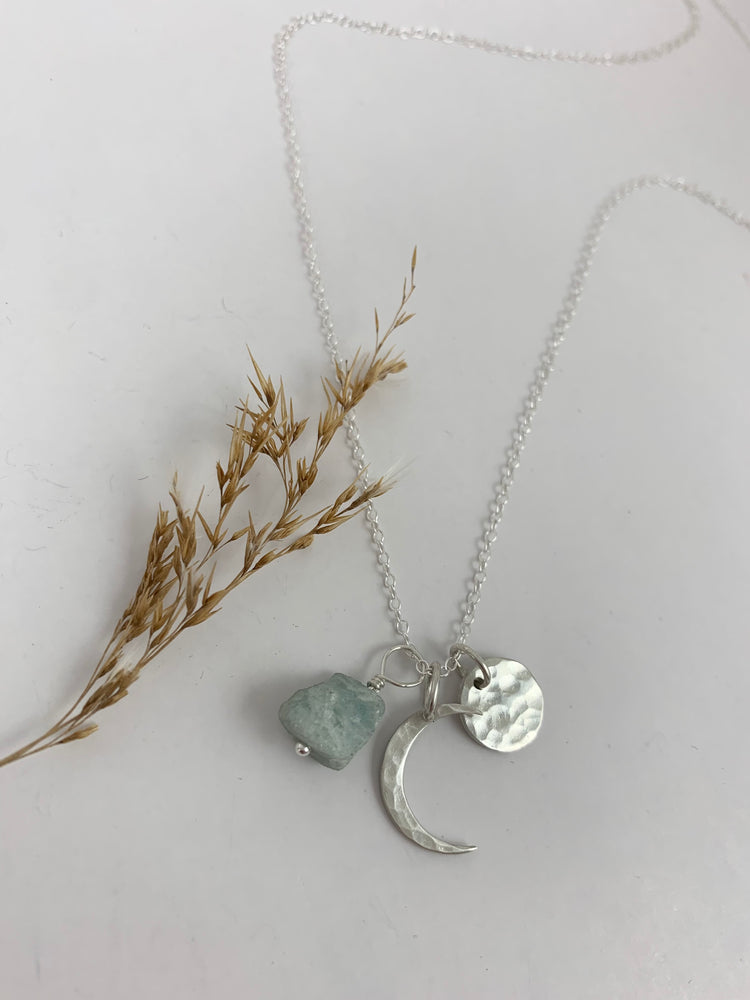 
                  
                    3 in 1 Sterling Silver Lunar Charm Necklace
                  
                
