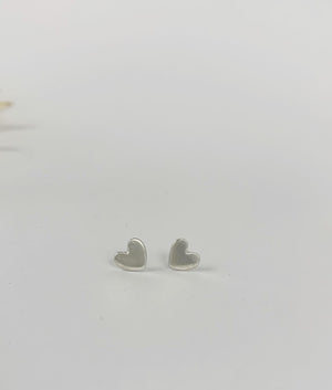 
                  
                    Sterling Silver Heart Stud Earrings
                  
                