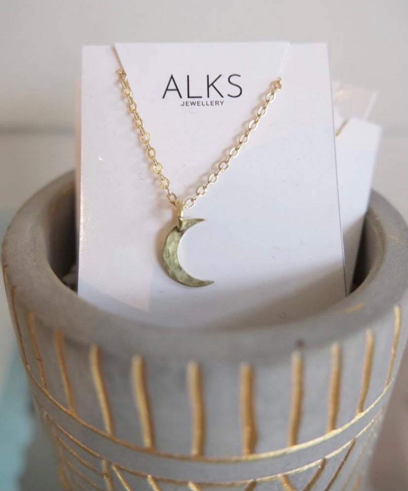 
                  
                    Gold Filled Crescent Moon Necklace
                  
                