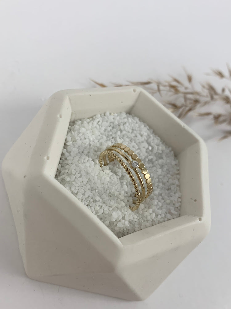 
                  
                    Gold Filled Ring Stack Set
                  
                